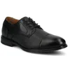 Vance Co. Vance Alec Medium And Wide Width Cap-toe Oxford Dress Shoe In Black
