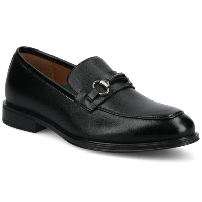 Vance Co. Vance Anthony Slip-on Bit Loafer Dress Shoe In Black