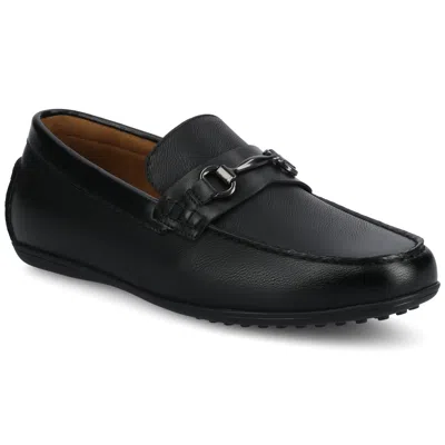 Vance Co. Vance Charles Slip-on Driving Bit Loafer In Black