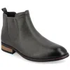 Vance Co. Vance Men's Landon Wide Width Chelsea Dress Boot In Grey