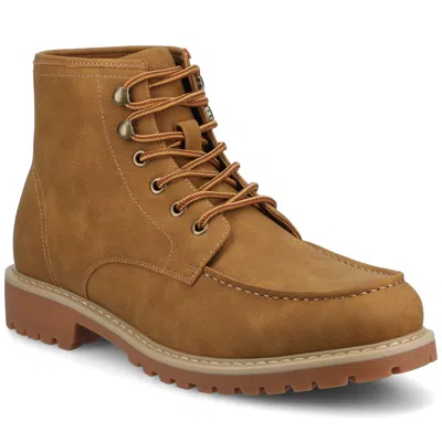 Vance Co. Vance Men's Zeus Medium And Wide Width Moc Toe Boot In Gold