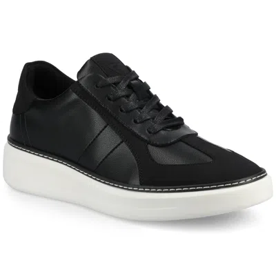 Vance Co. Vance Mens Berlin Lace-up Low Top Court Sneaker In Black