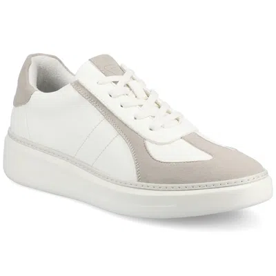 Vance Co. Vance Mens Berlin Lace-up Low Top Court Sneaker In White