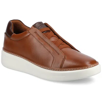 Vance Co. Vance Mens Forbes Luxe Slip-on Low Top Sneaker In Brown