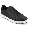 Vance Co. Vance Mens Matteo Medium And Wide Width Slip-on Sneaker In Black