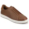 Vance Co. Vance Mens Matteo Medium And Wide Width Slip-on Sneaker In Brown