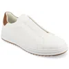 Vance Co. Vance Mens Matteo Medium And Wide Width Slip-on Sneaker In White