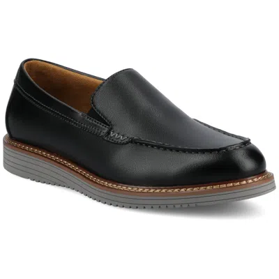 Vance Co. Vance Mens Oneal Medium And Wide Width Slip-on Hybrid Casual Venetian Loafer Dress Shoe In Black