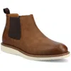 Vance Co. Vance Mens Salter Medium And Wide Width Plain Toe Casual Chelsea Boot In Brown