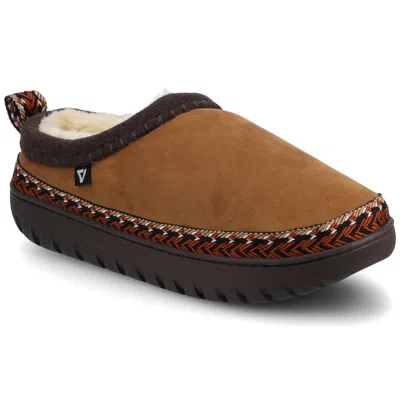 Vance Co. Vance Mens Weller Shearling Clog Slipper In Brown