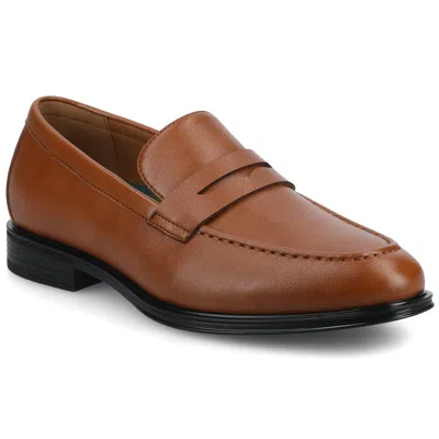 Vance Co. Vance Phineas Medium And Wide Width Slip-on Penny Loafer Dress Shoe In Multi