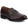 Vance Co. Vance Phineas Medium And Wide Width Slip-on Penny Loafer Dress Shoe In Red