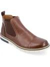 VANCE CO. WAYLON MENS VEGAN LEATHER PULL ON CHELSEA BOOTS