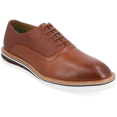 Vance Co. Weber Plain Toe Hybrid Dress Shoe In Brown
