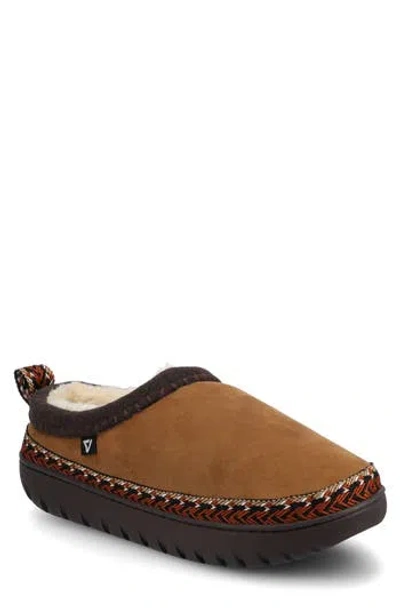 Vance Co. Vance Co Weller Faux Fur Lined Slipper In Brown