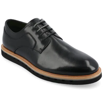 Vance Co. William Tru Comfort Plain Toe Derby In Black