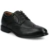 Vance Co. Vance Cormac Medium And Wide Width Comfort Wingtip Oxford Dress Shoe In Black