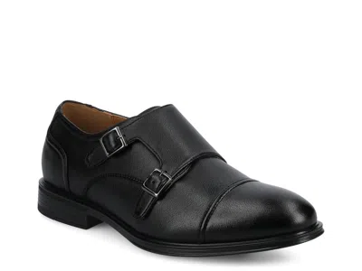 Vance Dillon Monk Strap Slipon In Black