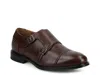 Vance Mens Dillon Cap-toe Double Monk Strap Dress Shoe In Brown