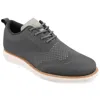 Vance Ezra Knit Dress Shoe In Grey