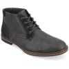 Vance Franco Plain Toe Chukka Boot In Pink