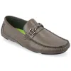Vance Holden Bit Driving Loafer In Grey