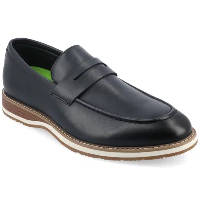 Vance Kahlil Penny Loafer In Animal Print