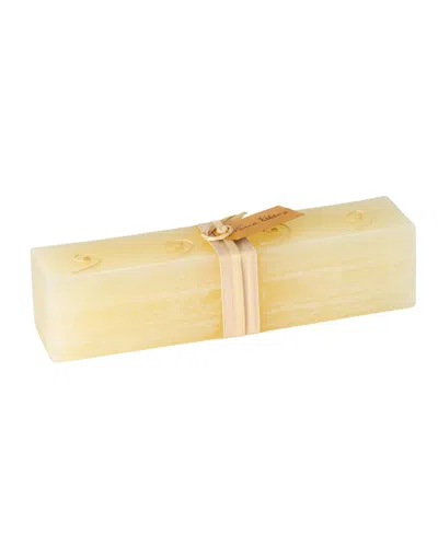 Vance Kitira 12.25" Layered Brick Candle In Coconut Ice