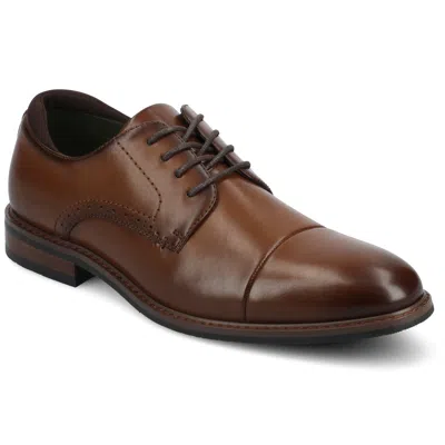 Vance Maning Cap Toe Derby In Brown