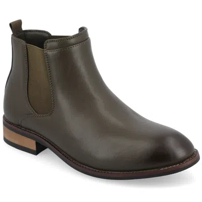 Vance Men & Apos;s Landon Medium And Wide Width Chelsea Dress Boot In Green