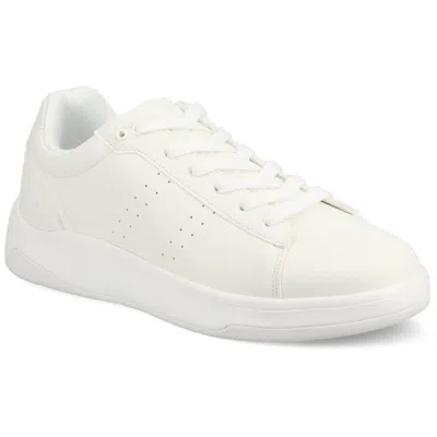 Vance Mens Colt Lace-up Low Top Court Sneaker In White