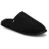 Vance Mens Duncan Shearling Scuff Slipper In Black