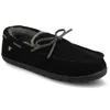 Vance Mens Hayden Shearling Slipper In Black