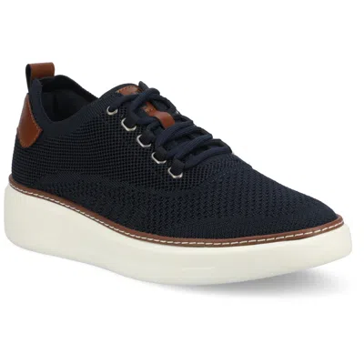 Vance Mens Norris Medium And Wide Width Lace-up Casual Knit Sneaker In Animal Print