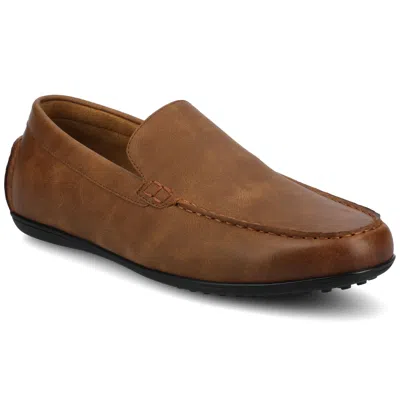 Vance Mens Sergio Slip-on Venetian Driving Loafer In Animal Print