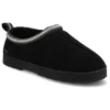 Vance Mens Wheeler Shearling Clog Slipper In Black