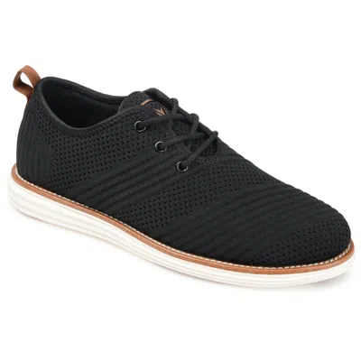 Vance Novak Knit Dress Shoe In Black