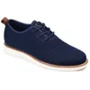 Vance Novak Knit Dress Shoe In Blue