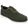 Vance Novak Knit Dress Shoe In Green