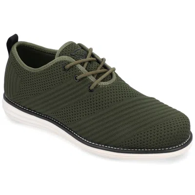 Vance Novak Medium And Wide Width Knit Dress Shoe In Green