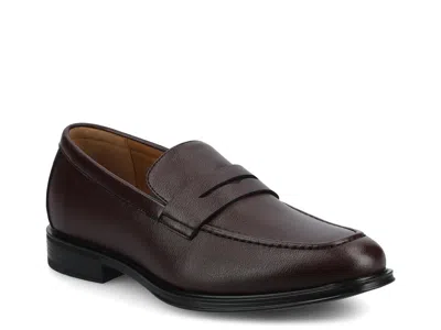 Vance Phineas Penny Loafer In Burgundy