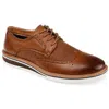 Vance Warrick Medium And Wide Width Wingtip Derby In Brown