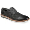 Vance Warrick Medium And Wide Width Wingtip Derby In Black