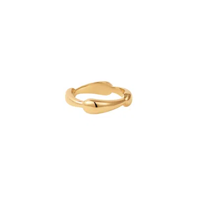 Vanchi Women's Colette Link Droop Ring In Gold
