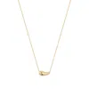 Vanchi Women's Mabel Sculptural Droplet Pendant Necklace In Gold In Gold