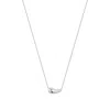 Vanchi Women's Mabel Sculptural Droplet Pendant Necklace In Silver In Silver
