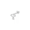Vanchi Women's Silver 14k Solid White Gold Freda Lab-grown Diamond Flat Back Stud In Silver