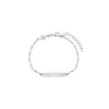 Vanchi Women's Viva La Vida Bar Chain Bracelet In Silver In Silver