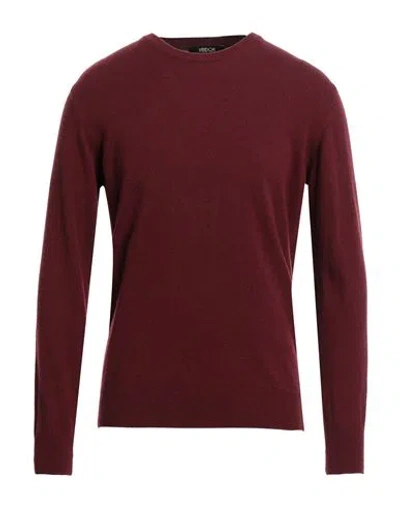 Vandom Man Sweater Burgundy Size Xl Wool, Cashmere In Red