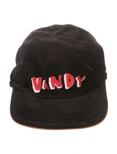 Pre-owned Vandy The Pink Silk Baseball Cap In Brown
